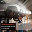 21000 Lumen Work Lights with Stand, 3 Adjustable Head LED Work Light, with Adjustable and Foldable Tripod Stand, Waterproof Lamp with Individual Switch with 6500 Kelvin Color Temperature