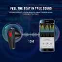 2 x Wireless Bluetooth Earbuds, Game Earbuds IPX7 TWS Noise Canceling V5.0 HiFi- in Ear Headphones Waterproof Low Latency LR03