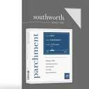 Southworth Parchment Specialty Paper, 24 Lb., 8 1/2" x 11", Gray, Pack Of 500