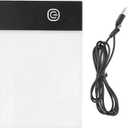 Moofey Light Board, Mini A6 Drawing Supplies, Children LED Drawing Board, Flip Book Kit for for Home Craft Paper Calligraphy and Painting Art