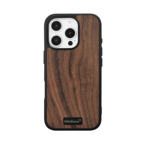 for iPhone 16 Pro Max Magnetic Wood Case. Unique & Classy Shockproof Protective Cover. Compatible with MagSafe Magnetic Charging. (Walnut Wood, iPhone 16 Pro Max (6.9")