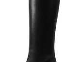 Modatope Knee High Boots Women Square Toe Kitten Heel Tall Boots Women's Fashion Long Boots, 8.5