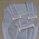 Colorlife Baby Bath Seat Support Net Infant Bathing Seat Support Mat, Adjustable Comfortable Non-Slip Five-Pointed Baby Shower Net Bathtub Sit Up Mesh for Newborn 0-12 Months-Blue(No Bathtub)