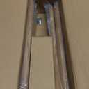 Wood Curtain Rods for Windows 72 to 144 Inch,1'' Diameter Drapery Rods with Imitation Wood Grain Leaf Pattern Finials,Boho Adjustable Heavy Duty Curtain Rods Set,36-150'',Color:Natural Wood