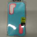 AICase for Samsung Galaxy S23 Plus Case Built-in Kickstand with Glass Screen Protector,Heavy Duty Drop Protection Full Body Rugged Shockproof Military Protective Tough Durable S23+Plus 6.6"_3 (Water Blue/hot pink+Glass Protector/Camera Lens)