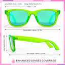FancyPink Retro Mirrored Polarized Sunglasses for Women w UV400 Protection