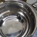 Double Boiler Pot Set,1200ML Double Boiler for Chocolate Melting, 2800ML 304 Stainless Steel Pot With Silicone Spatula for Melting Chocolate, Candy, Candle, Soap, Wax