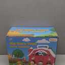 Aigybobo Farm Animals Big Barn Toys for 1 2 3 Year Old, Toddler Montessori Learning Toy, Farm Playset with Animal Figures and DIY Stickers, Christmas Birthday Gift for Baby Boys Girls Age 12-18 Months