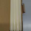 flamecan Ivory Taper Candles, Set of 20 Unscented and Smokeless 10 Inch Taper Candles Long Burning, Paraffin Wax with Cotton Wicks for Burning Approxinately 7-8 Hours Time