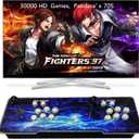[32000 in 1 78S Pandora Box Arcade Game Console Compatible PC & Projector & TV,3D Games 1-4 Players Double Joystick Favorite List Game Category Save/Search/Hide/Pause/Delete Games.(Blue)