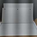 Wire Shelf Cover 24 X 12 Inch Wire Rack Cover Wood Shelf Covers for Pantry Shelving Closet Shelves Organization(White,5 Pack)