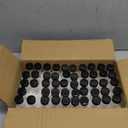 100Pcs 1 Dram Glass Sample Bottles with Screw Caps - Liquids (5ml, Clear)