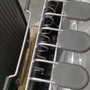 KitchenAid Compact, Space Saving Rust Resistant Dish Rack, with Angled Self Draining Drain Board and Removable Flatware Caddy, 16.06-Inch, Gray