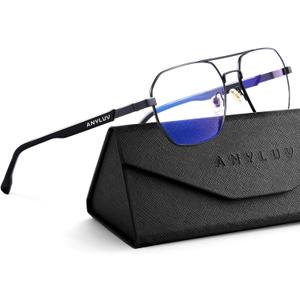 ANYLUV Blue Light Glasses for Woman/Men, Blue Light Blocking Glasses Women Computer Gaming Glasses for Eye Protection