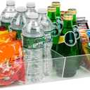 Mind Reader Snack Tray, Countertop Organizer, Snack Tray, Pantry, Breakroom, Kitchen, Clear