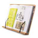 Extra Large Book Stand 19.68" x 14.0" Bamboo Heavy-Duty Book Holder