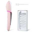 DSHKISK Sonic Facial Dermaplane Razor for Women Smooth Flawless Face hair Peach Fuzz Remover Exfoliante Rechargeable 3 Speeds Adjustable with LED Light