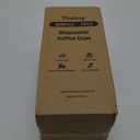 200 Count 12 oz Coffee Cups, Leak-Free Food Safe Paper Cups 12 oz, Disposable 12oz White Paper Cups for Cold and Hot Drinks