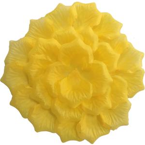 Fake Rose Petals Yellow