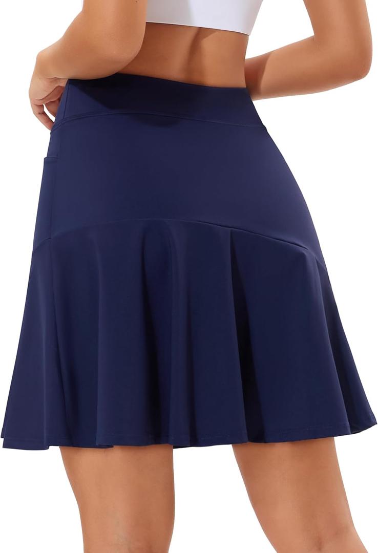 ATTRACO Golf Skorts Skirts for Women with Shorts Pockets Tennis Skirt High Waisted Athletic Skorts (XL)