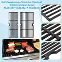 Grill Parts for Charbroil Performance 2-Burner Grill 463673519 463673019 463625217 463673017 G470-0002-W1 G321-0006-W1 G470-0004-W1 G470-5200-W1 for Charbroil Grill Replacement Parts