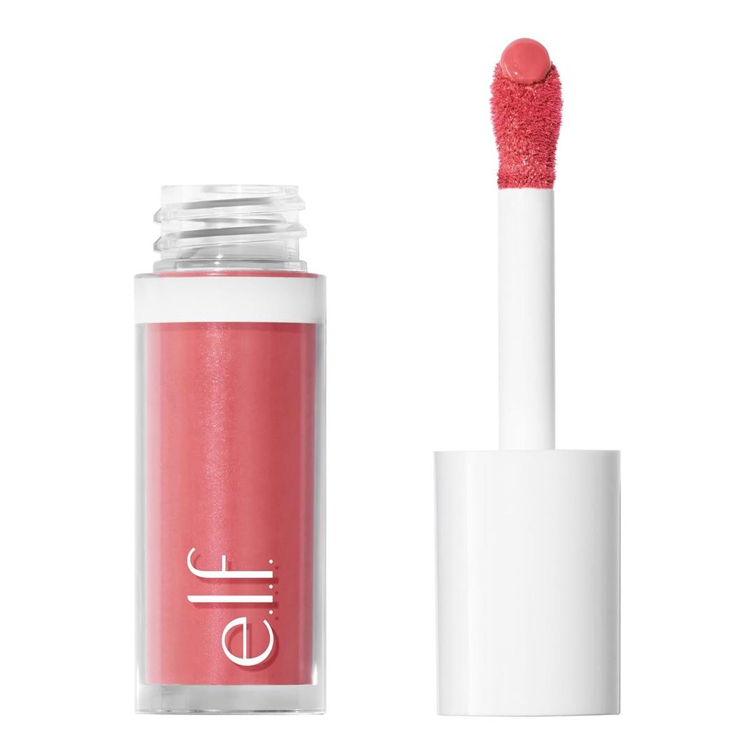 e.l.f. Camo Liquid Blush, Long-lasting Liquid Blush For High-pigment Color, Creates A Soft, Dewy Finish, Vegan & Cruelty-free, Cheeky Lychee (0.13 Fl Oz (Pack of 1))