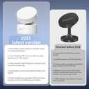 Magnetic Phone Holder for Car Mount,Vacuum Magnetic Suction Car Accessories for iPhone 16 Pro Max 15 14 13 12 Plus Samsung HuaweiWaterproofMagnet Cell Phone Holders for Shower/Desk/Mirror (White)