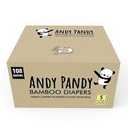 Andy Pandy Bamboo Diapers, size small 108 count