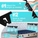 Stove Gap Covers Stainless Steel, 2 Pack Stove Gap Filler Easy Retractable Length 13.8" to 27.5", Width 0.79" ALMCALS Stove Gap Guards Range Trim Kit, Heat Resistant Guard Between Stove Top & Counter