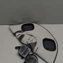 Men Women Wide Brim Sun Hats with 2 Solar Fan Waterproof Breathable Bucket Hat Outdoor Fishing Hat for Hiking Camping (One Size, Solid Light Grey)