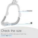 Replacement for AirFit N30i Standard Frame System Sets, Nasal Cradle Cushion & Elbow - for Nasal Mask - Standard Frame with Headgear (Small)
