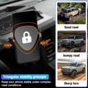 Dashboard Mobile Phone Holder for Ford Bronco, Cell Phone Mount with Tray Internal Accessories Automobile Cradles Applicable to Ford Bronco 2021 2022 2023 2/4 Doors