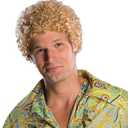 Rubies Afro Blonde Wig for Adults, Men's No Size