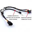 Dasbecan A/C Heater Blower Motor Wiring Harness Compatible with Chevrolet Colorado GMC Canyon 2004-2012 Replaces# 89019303 89019124 97287182