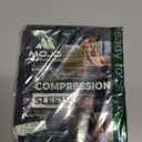 Mojo Compression Socks Footless for Women and Men 20-30mmHg - Extra Wide Plus Size Calf Sleeve - A604, L