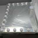 Kottova Vanity Mirror with Lights,27.5 x21.6'' Large Makeup Mirror, 3 Color Modes,Touch Control, USB Charger Port, Hollywood Lighted Mirror with 18 Dimmable LED,Metal Frame,Plug in