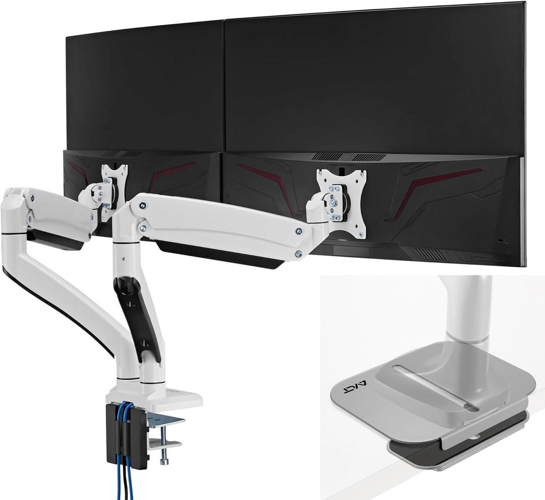 AVLT Dual Monitor Arm and Reinforcement Plate