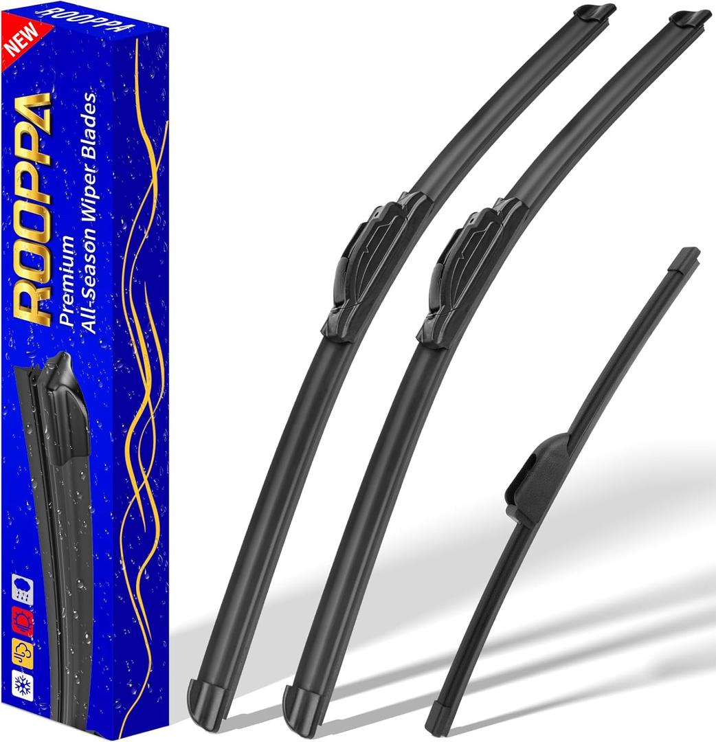 3 wipers Replacement for 20112016 Hyundai Elantra/20132017 Hyundai Elantra GT, Windshield Wiper Blades Original Equipment Replacement  28"/14"/13" (Set of 3) U/J HOOK