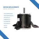 5KCP39PGV623CS Blower Fan Motor HC45TE113 Compatible with Carrier Bryant Payne Furnace, 3/4HP 1075RPM/3Speeds 115V 9.5A Replace GE Genteq Motor 82113 Y7L623F515S LEUNGOO