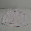 J.VER Men's Dress Shirts Solid Long Sleeve Stretch Wrinkle-Free Formal Shirt Business Casual Button Down Shirts (X-Large, White)