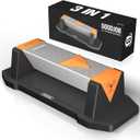 Diamond Sharpening Stone 3 Side Grit 400/1000/8000 Premium Industrial Diamond & Ceramic Whetstone Knife Sharpener Suitable for Steel of any Hardness with Angle Guide and Non-Slip Base (Small)