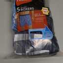 Hanes Men's Boxer Underwear, Moisture-Wicking, Plaids, 6-Pack, L