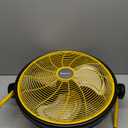 Geek Aire 16" Portable Battery Powered Fan with Metal Blade, 360 Vertical Tilt, 20h Run Time Cordless Battery Fans That Blow Cold Air for Camping Travel Tent Hurricane Home (16inch - 2025 New)