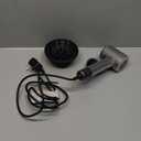 Hair Dryer, High Speed Ionic Blow Dryer, 5X-Fast Drying, 2 Billion Negative Ions, Low Noise,160000 RPM, Compact Blow Dryer with Magnetic Diffuser for Faster Drying All Hair Types(Black Gray)