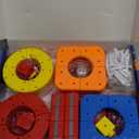 Electric Train Set 3D Magic Flexible Race Tracks for Kids Ages 4-8, 123PCS Anti Gravity Race Track with Car for Toddler 3-5, STEM Educational Building Toy Gift for Boys & Girls