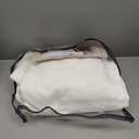 Extra Wide 108 Inch Long Curtains 70 Inch Wide Pinch Pleat Linen Curtains for Living Room Bedroom Light Filtering Privacy Pleated Drapes Hooks Rings Back Tab for Sliding Door White 1 Panel