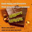 Phuumy Dubai Chocolate Bar Pistachio, Sandwich Filling Mildly Bitter But Not Greasy Halloween Treats Nutty Fruity Dubai Chocolate 2.47oz