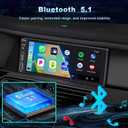 Wireless Single Din Car Stereo with Apple Carplay,IPS Touch Screen Car Radio with Bluetooth,Backup Camera,FM/AM Car Radio,Car Play Android Auto,AUXTF,Type-C,USB