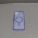 SUPFINE Magnetic for iPhone 15 Plus Case & iPhone 14 Plus Case(Compatible with MagSafe)(Military Grade Drop Protection) Slim Translucent Shockproof Phone Case, Blue Purple