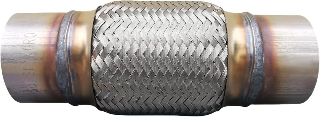 Exhaust Flex Pipe 3"X6"/10" Universal Type 100% Stainless Steel For Heavy Duty and Cars